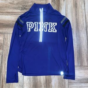 Pink half zip